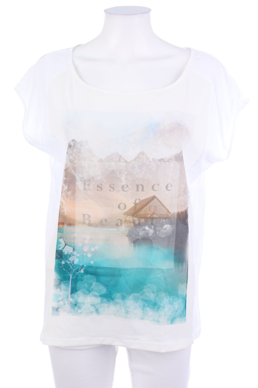 GRAIN DE MALICE - Kurzarm-Shirt mit Print - L