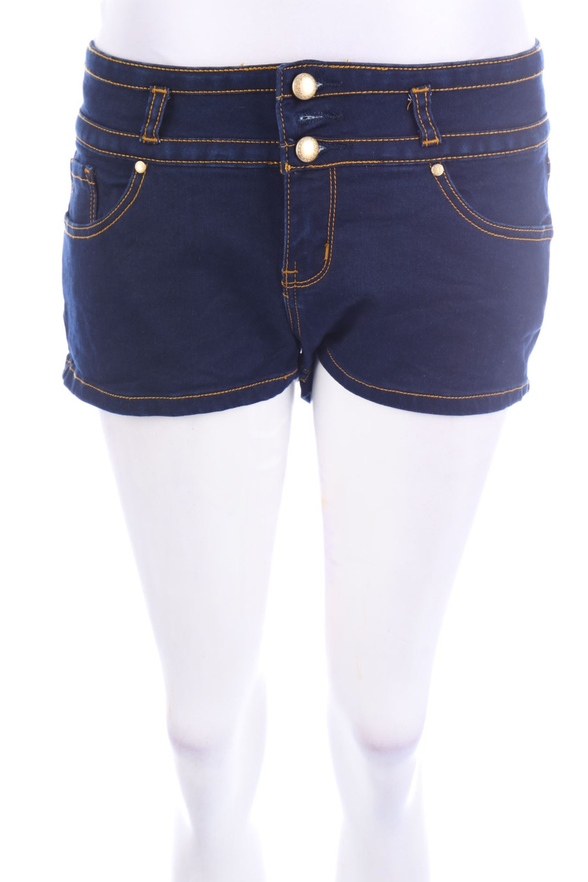 COLLOSEUM - Dark Denim-Jeans-Shorts mit Baumwolle - L