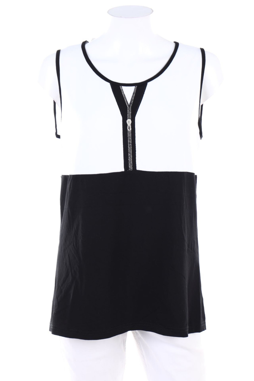 ambria - Two Tone-Top mit Stickereien - L