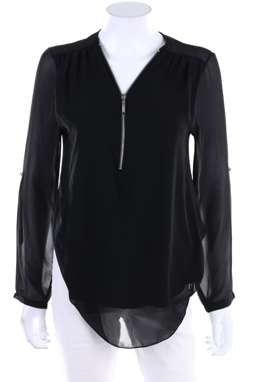 STYLEBOOM - Bluse mit Roll-up-Manschette - M