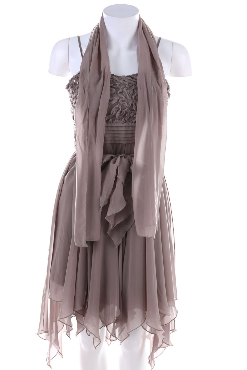 s.Oliver - Abendkleid im Layer Look mit Pailletten - XS
