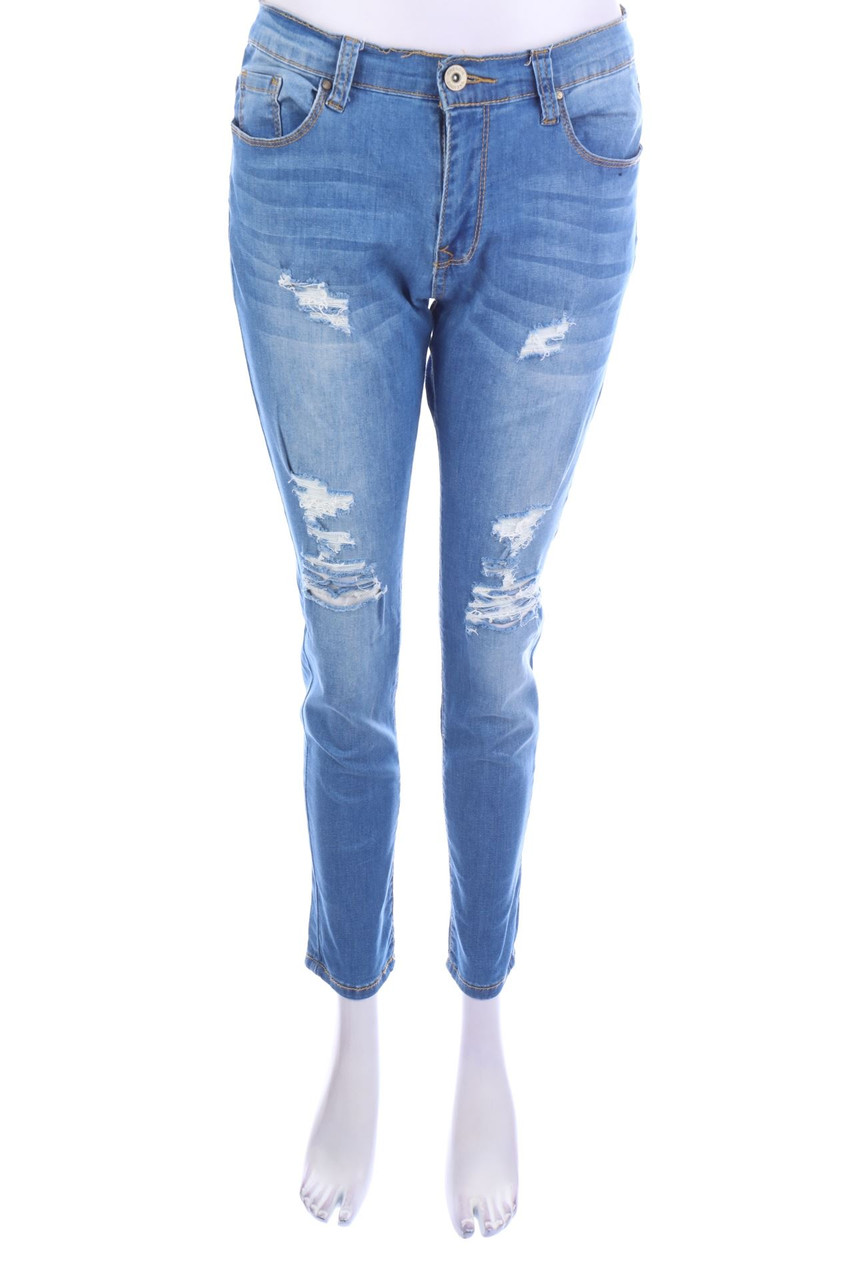 COLLOSEUM - Distressed Skinny-Jeans - L