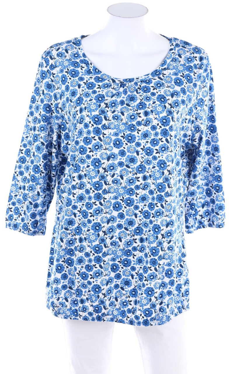 Ohne Label - 3/4-Arm-Shirt mit Print - XXXL