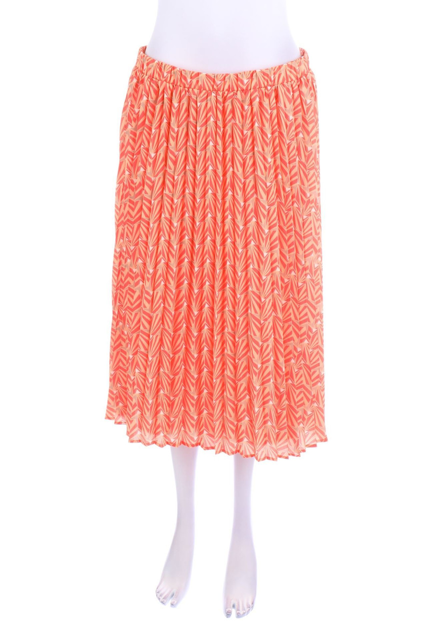 BASLER - Midi-Plissé-Rock mit Geo-Print - M