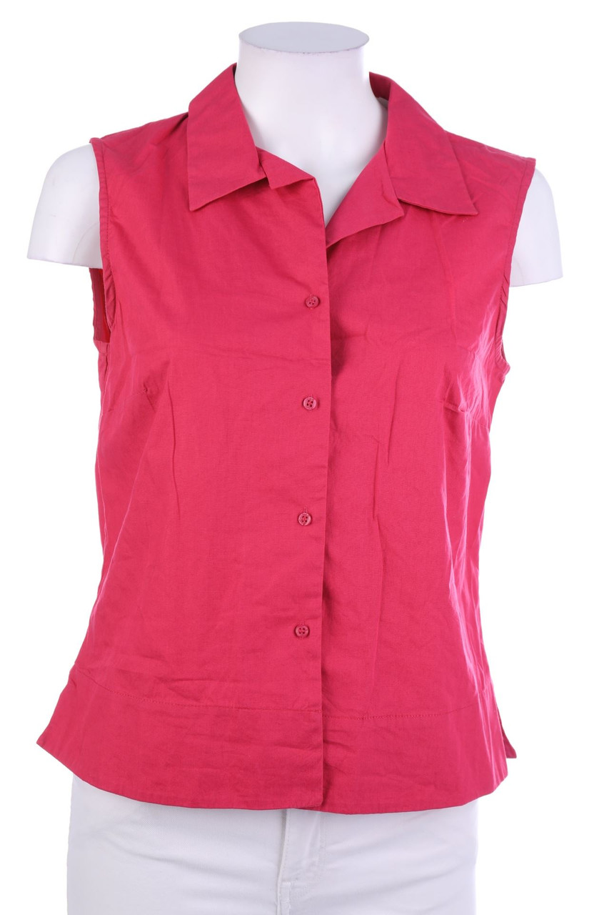 Miss H. - ärmellose Hemd-Bluse - L