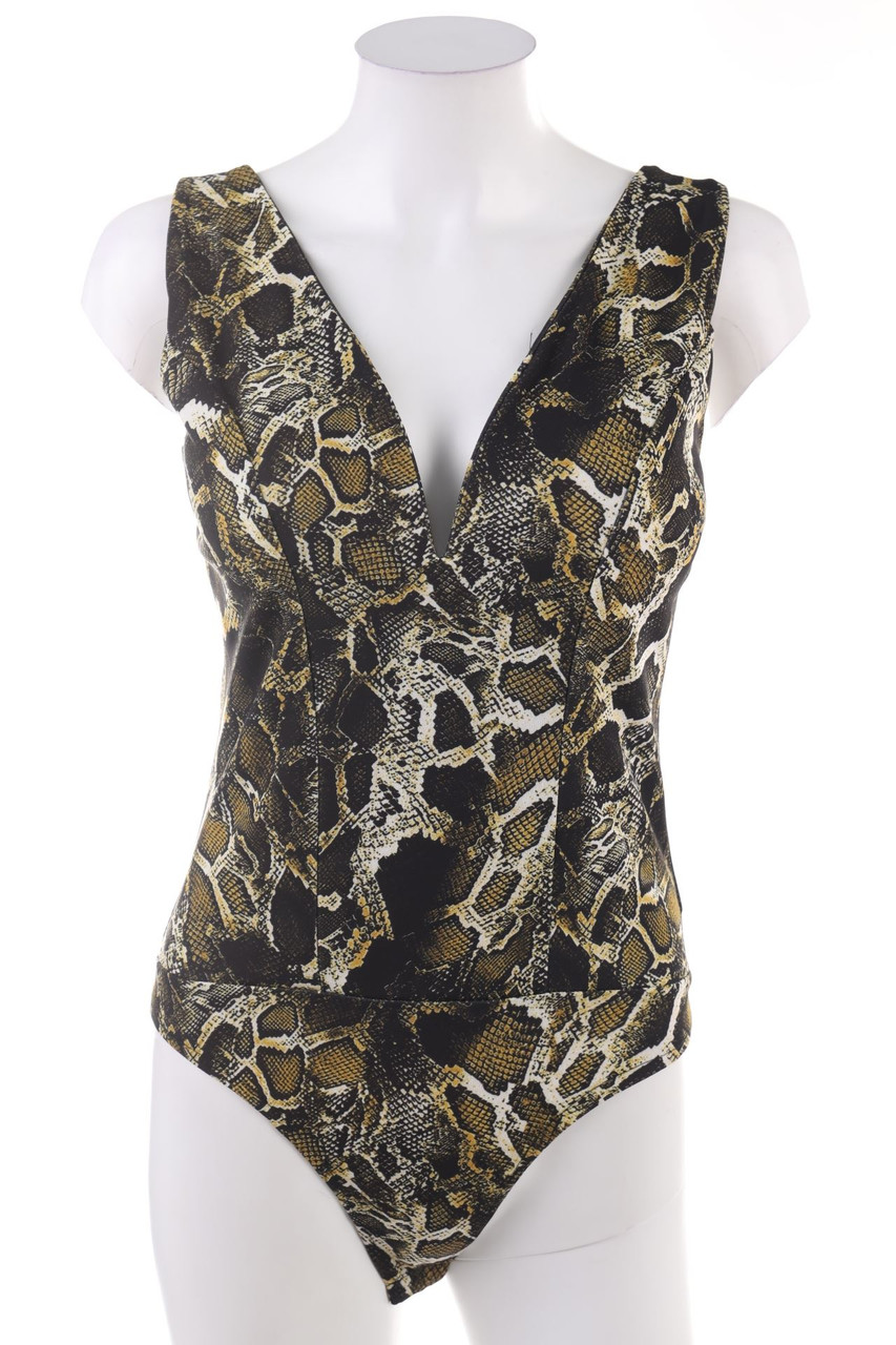 wal G - Body mit Animal-Print - M
