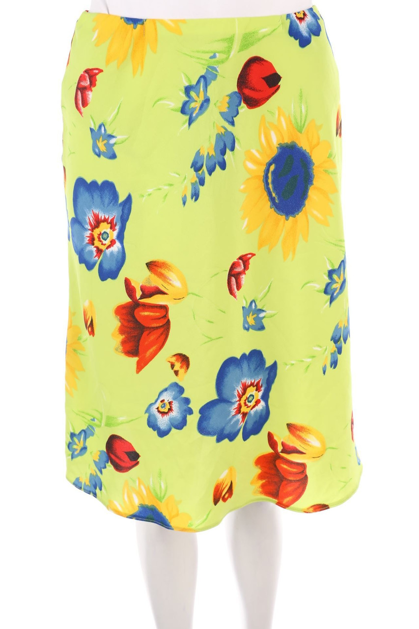 SECONDHAND - Rock mit Blumen-Print - D 36-38