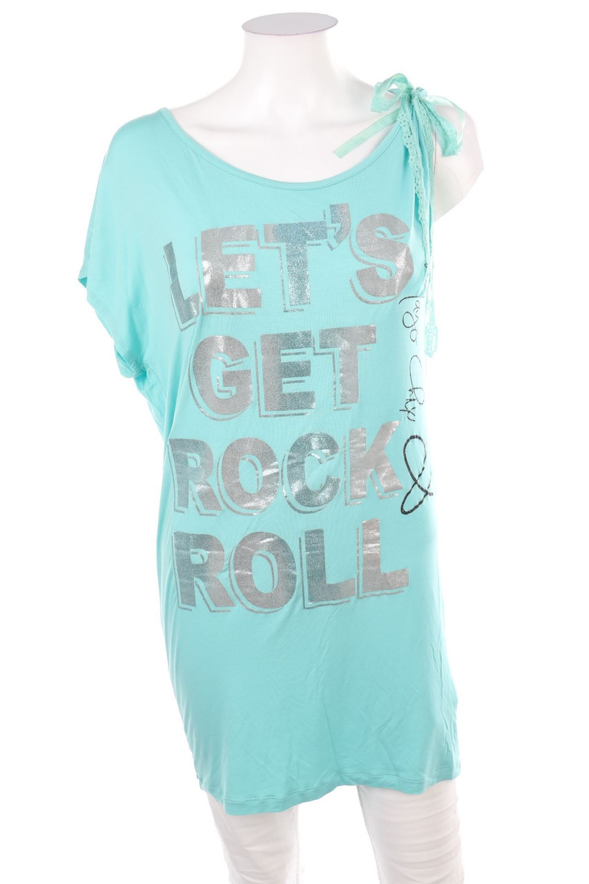 Mayo Chix - Top mit Statement-Print - XL