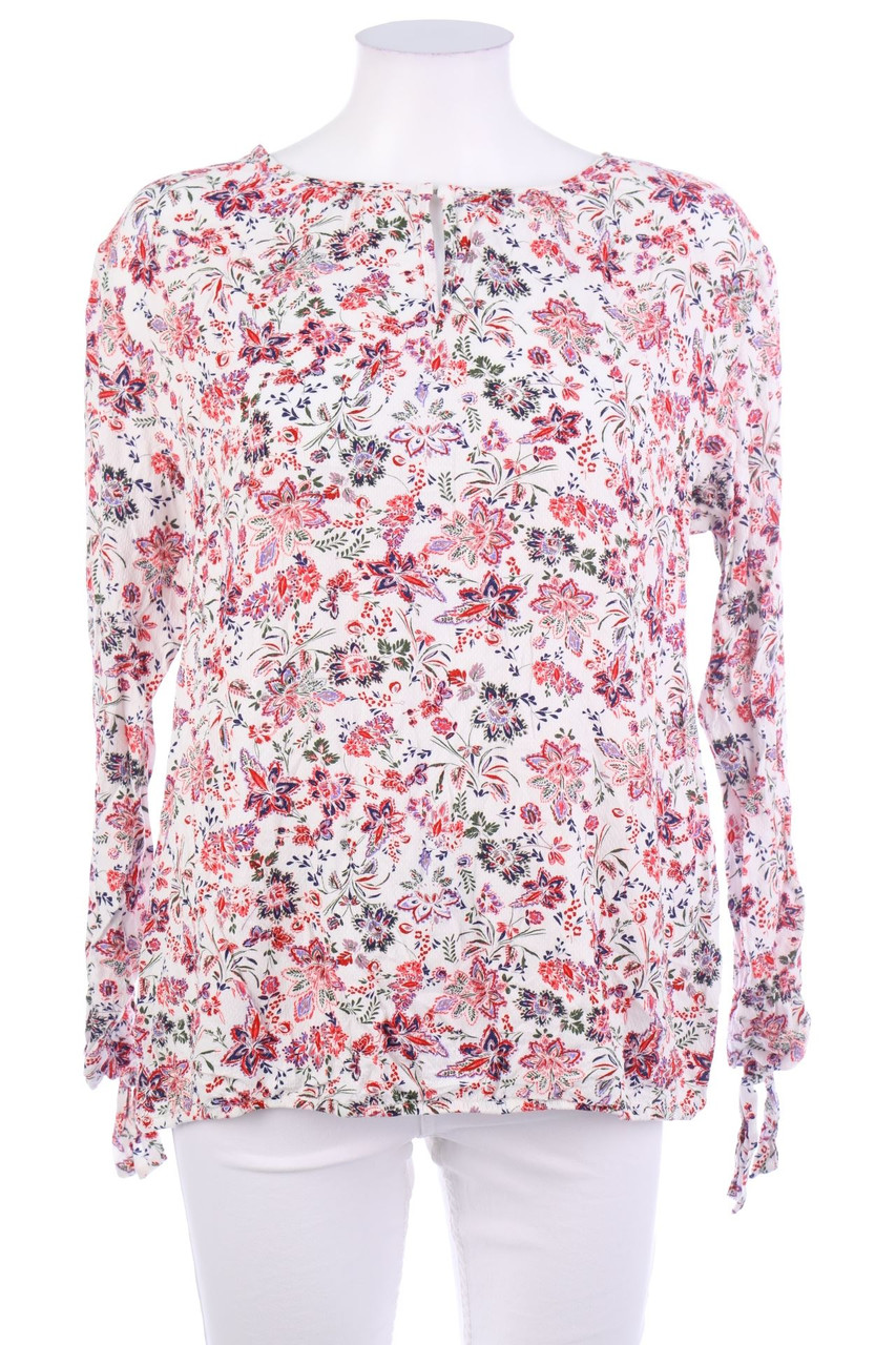 s.Oliver - Bluse aus Viskose mit Blumen-Print - 2XL