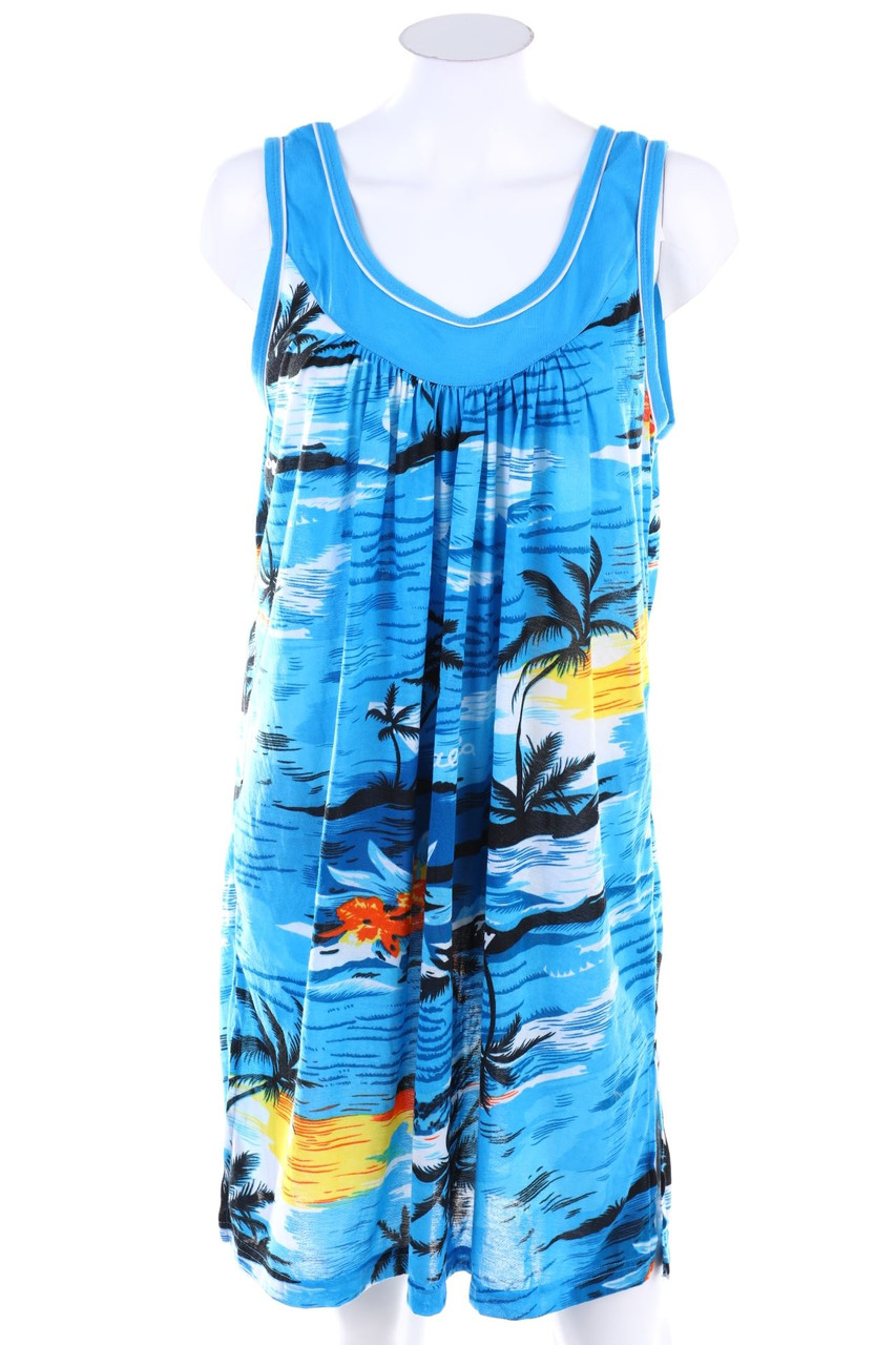 Ohne Label - Strandkleid mit Print - L