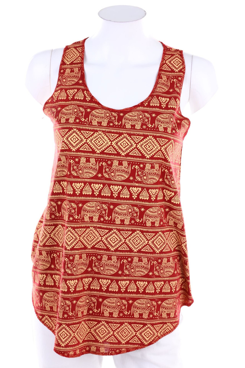 Ohne Label - Top mit Print - S