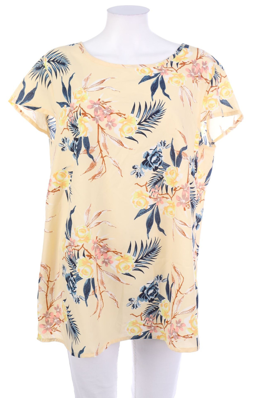 Ohne Label - Kurzarm-Bluse - XXXXL