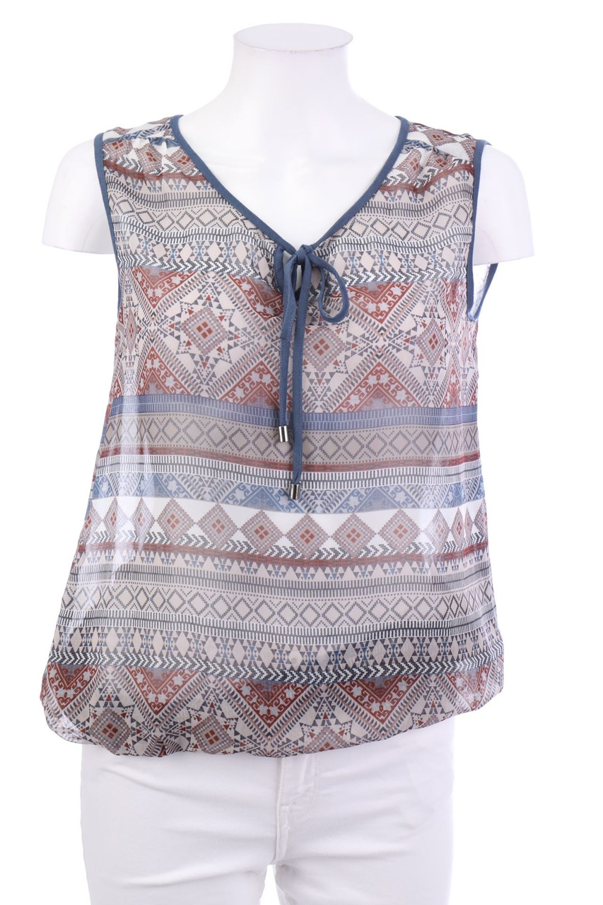 Geisha - Blusentop mit Muster - S