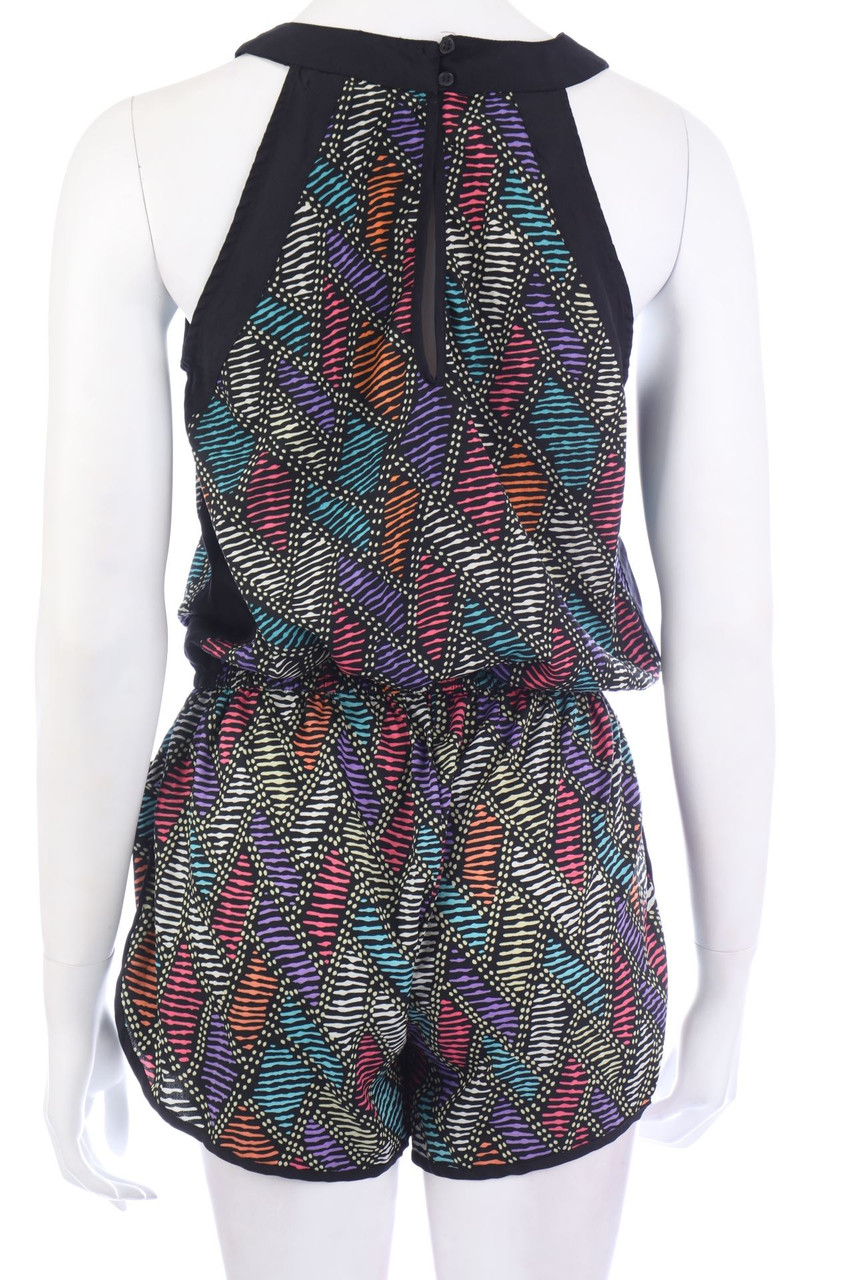 Stradivarius - Playsuit mit Ethno-Print - L