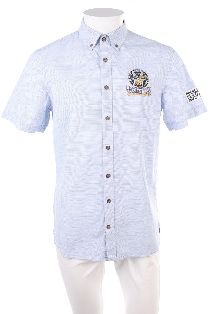 C&A - Kurzarm-Hemd mit Button-down-Kragen - S