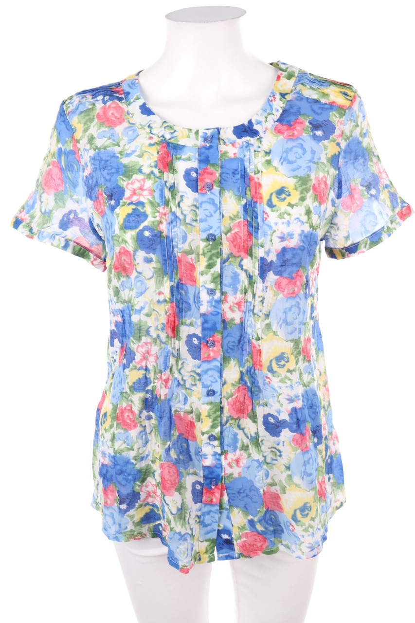 SECONDHAND - Hemd-Bluse mit kurzem Ärmel - 3XL