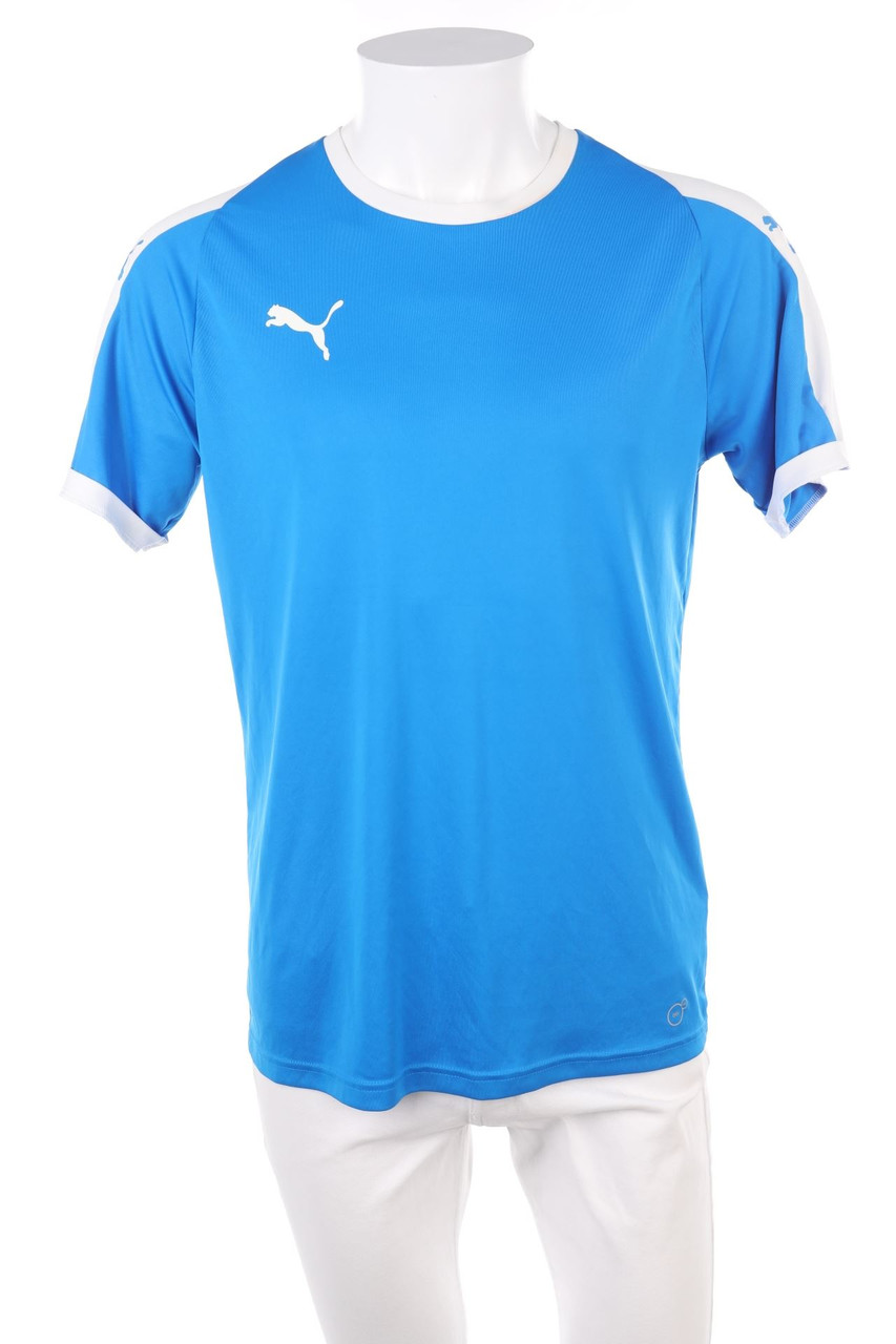 PUMA - Sport-Shirt mit Logo-Print - M