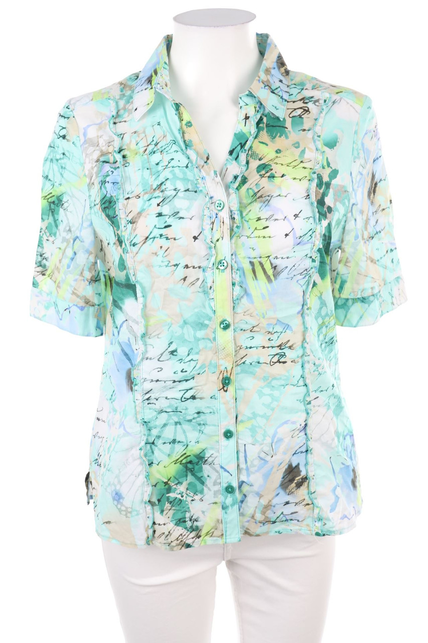 FRANK WALDER - Hemd-Bluse mit kurzem Ärmel - M