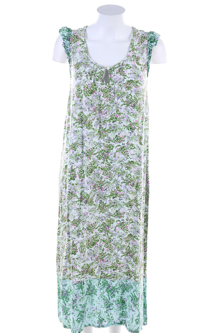SECONDHAND - Maxi-Kleid mit Blumen-Print - D 40