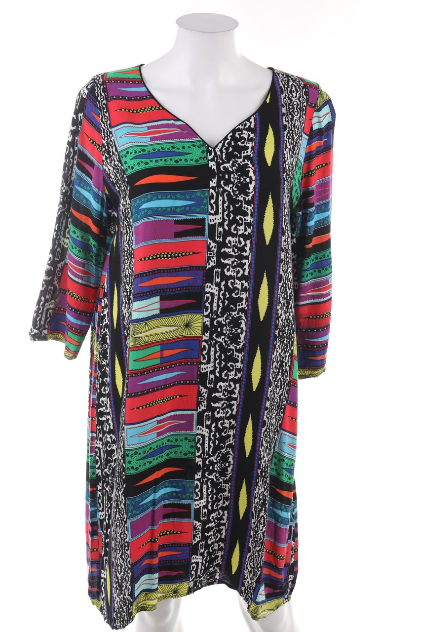 Sweet Miss - Kleid aus Baumwoll-Mix mit Muster - XL