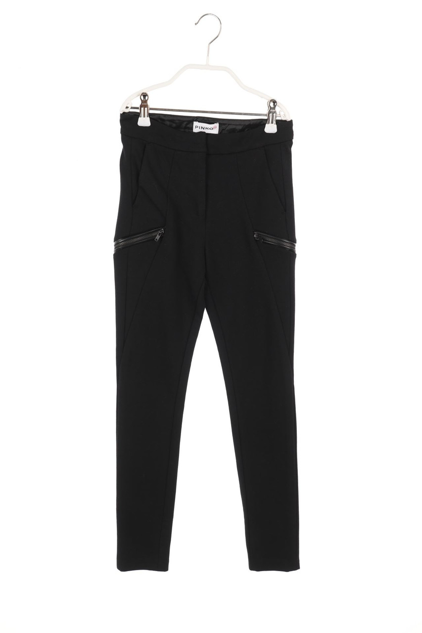 PINKO UP - Hose mit Kunstleder-Details - 140