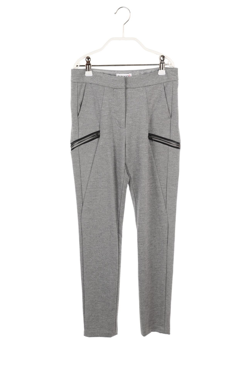 PINKO UP - Hose mit Kunstleder-Details - 140