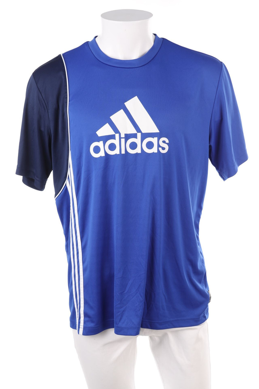 adidas - Sport-Shirt mit Logo-Print - L