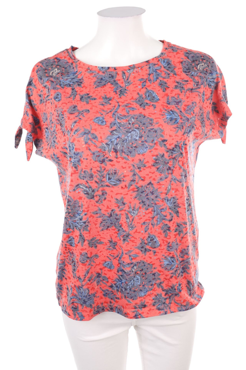 CECIL - Kurzarm-Shirt mit Blumen-Print - XS