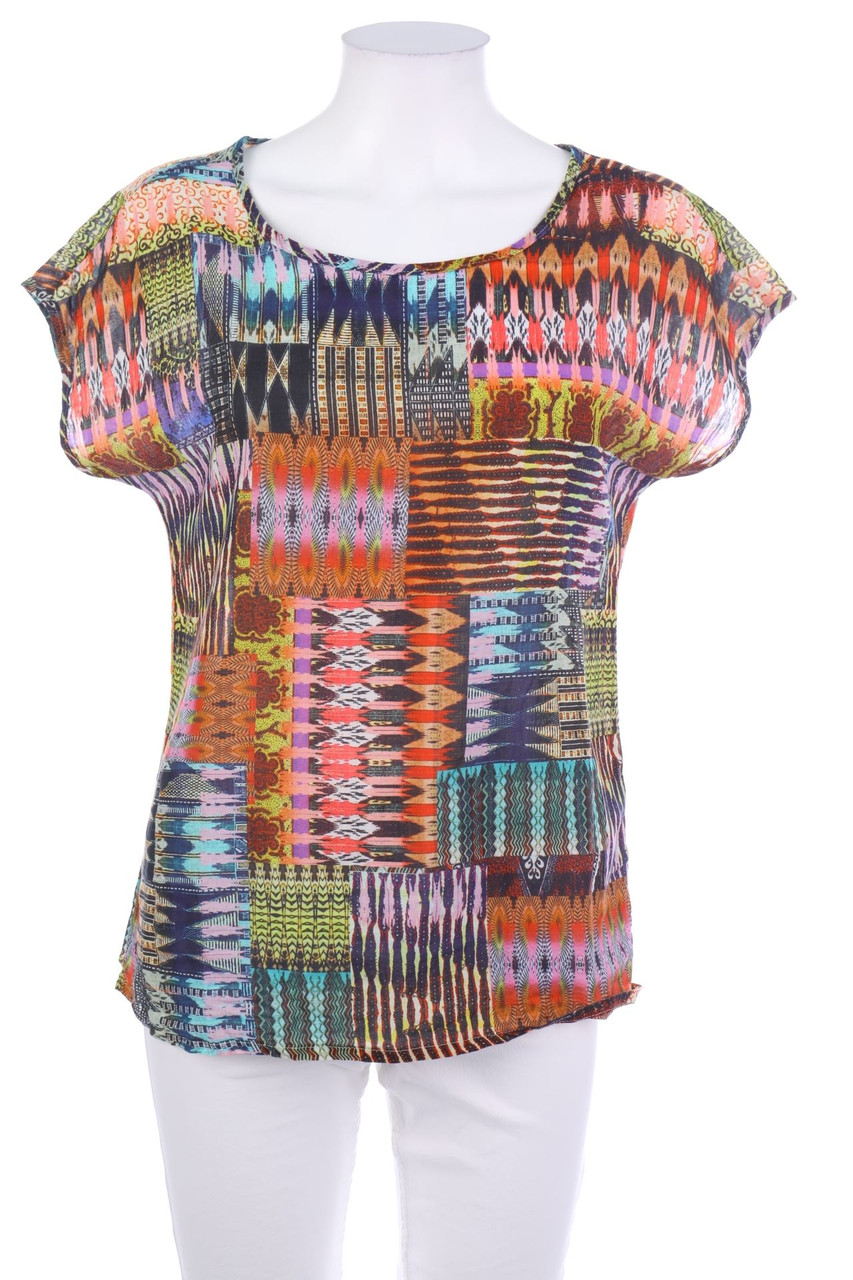 Peter Hahn - Kurzarm-Bluse - S