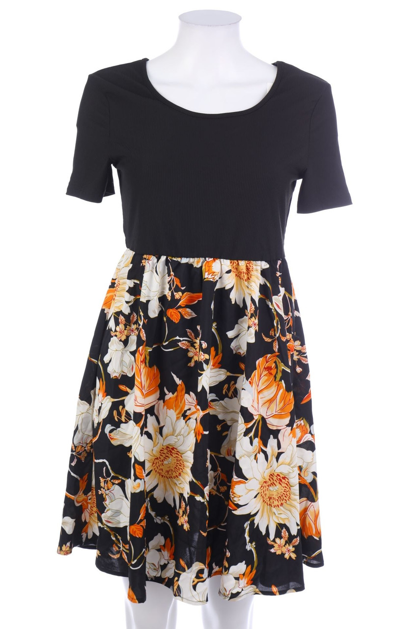 SHEIN - Kleid mit Blumen-Print - M