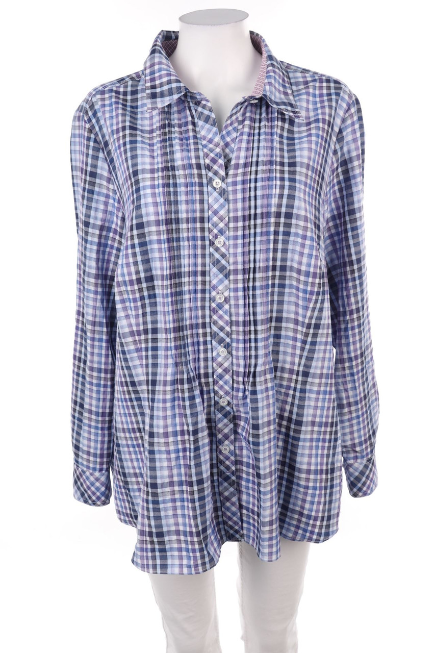 Gelco - Karo-Hemd-Bluse - 48