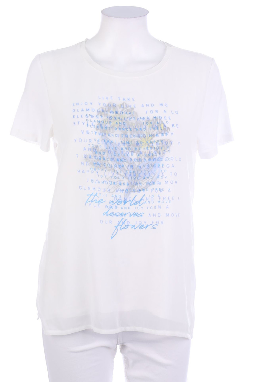 MORE & MORE - Kurzarm-Shirt mit Print - S