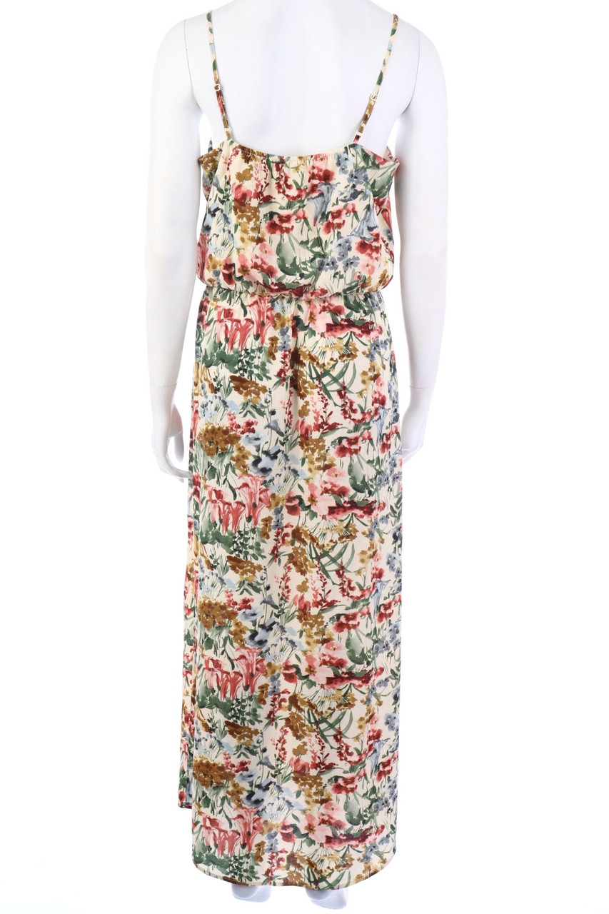 ONLY - Maxi-Kleid mit Blumen-Print - M