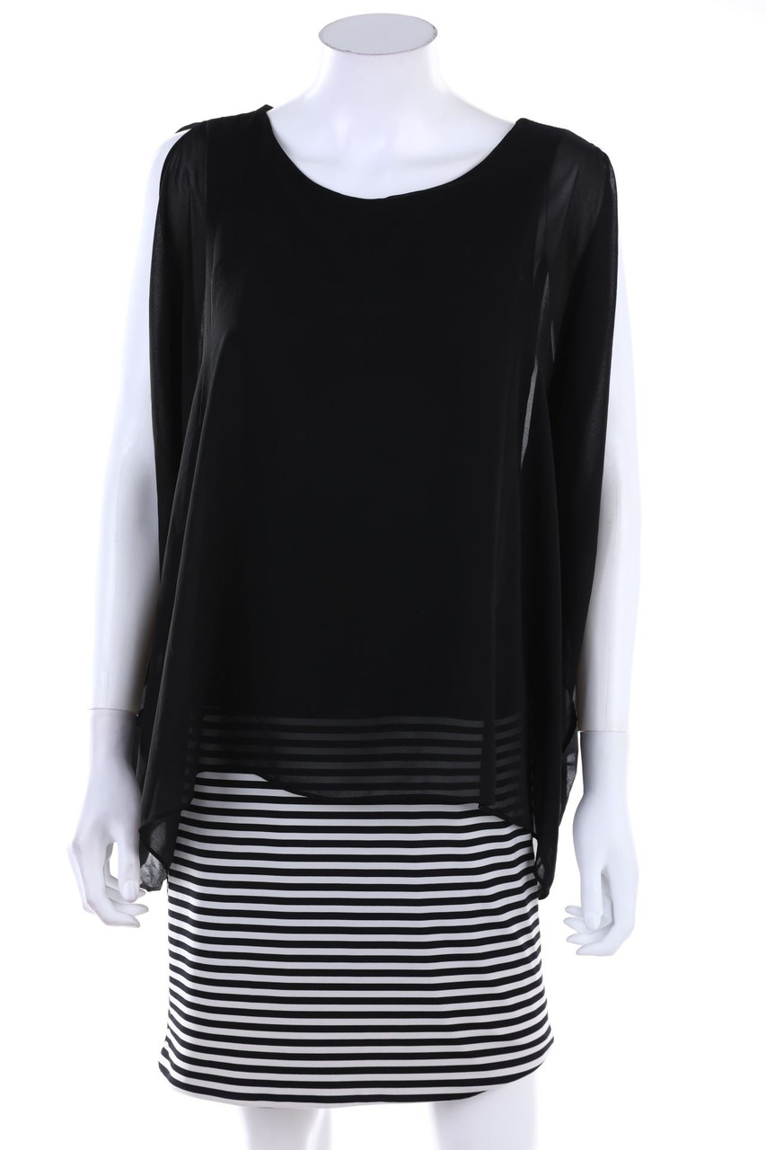 esperance PARIS - Kleid im Layer Look mit Batwing-Ärmeln - M