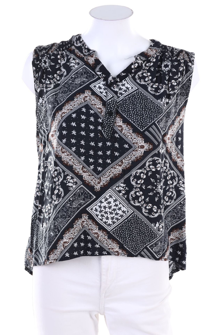 Chicorée - Blusentop mit floralem Muster - M