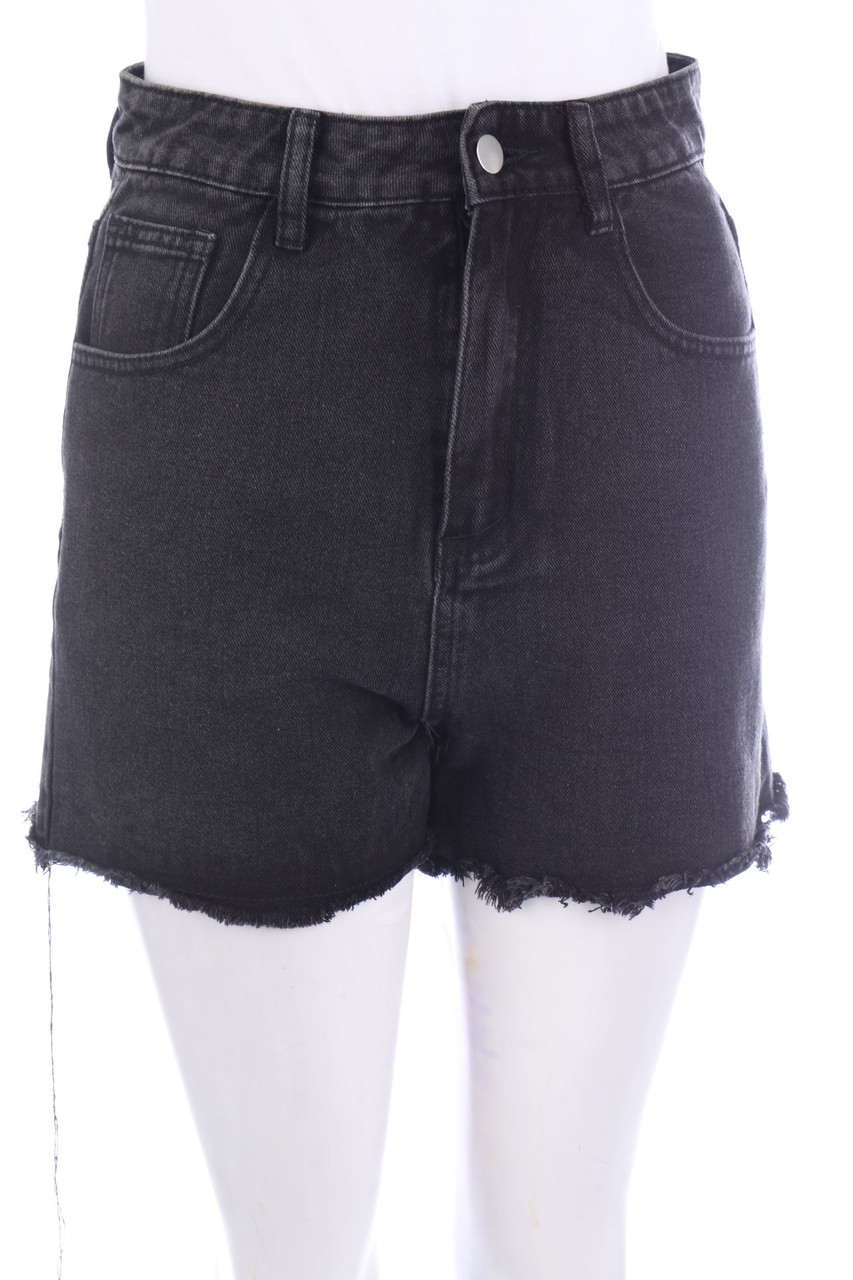 SHEIN - High Waist-Jeans-Shorts - S