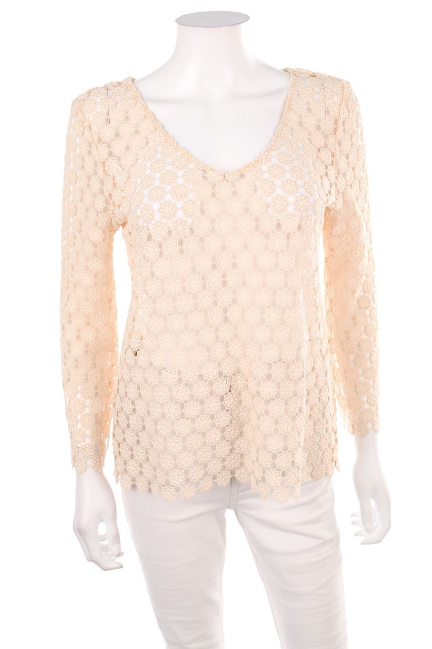 HALLHUBER - Spitzen-Bluse - M