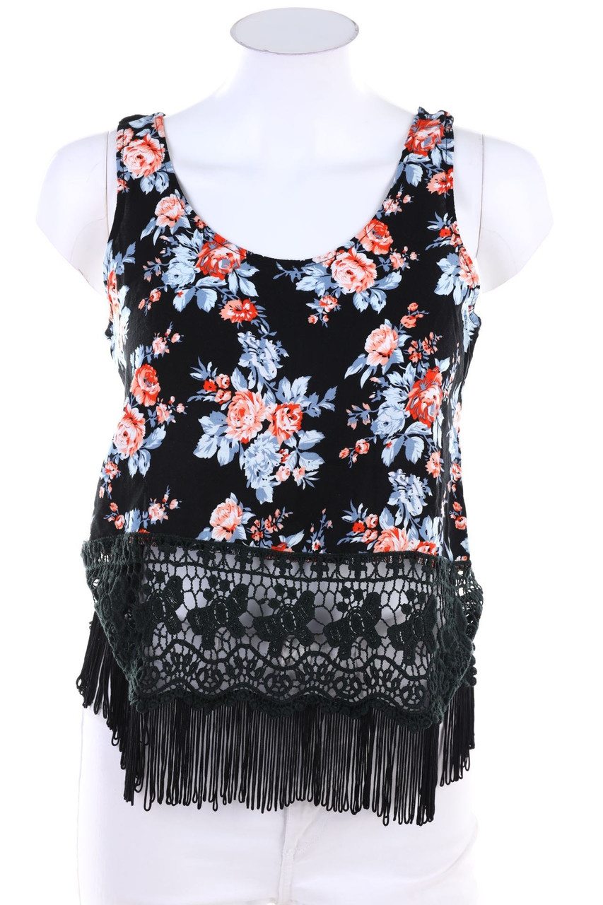 select - Blusentop mit Blumen-Print - D 38