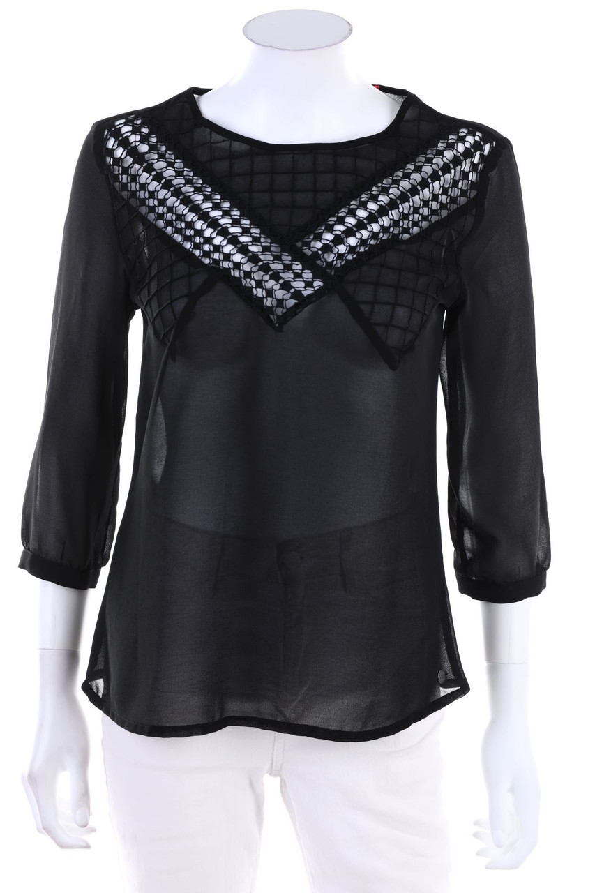 Ohne Label - Bluse mit 3/4-Ärmel - M