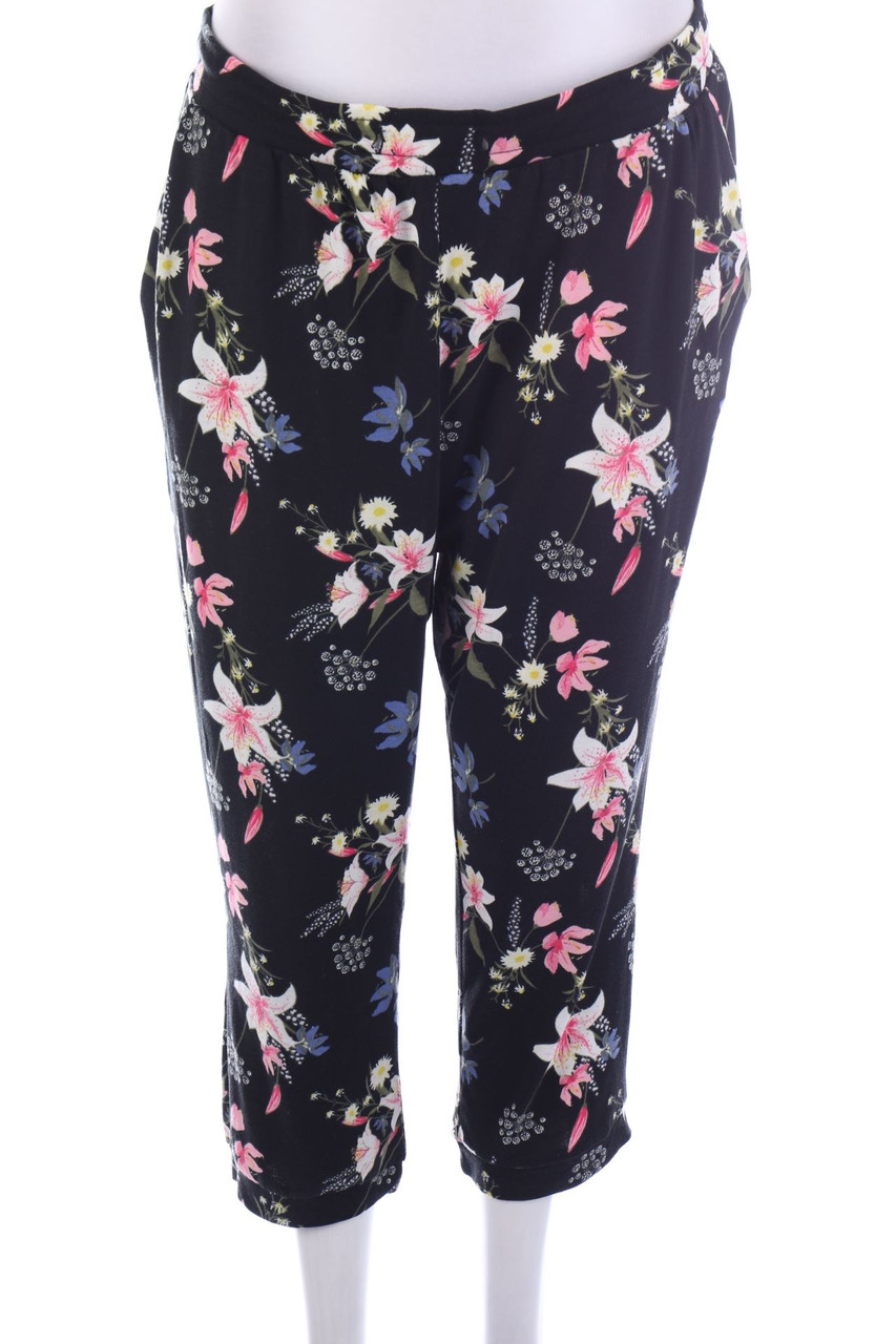 Janina - Hose mit Blumen-Print - 2XL