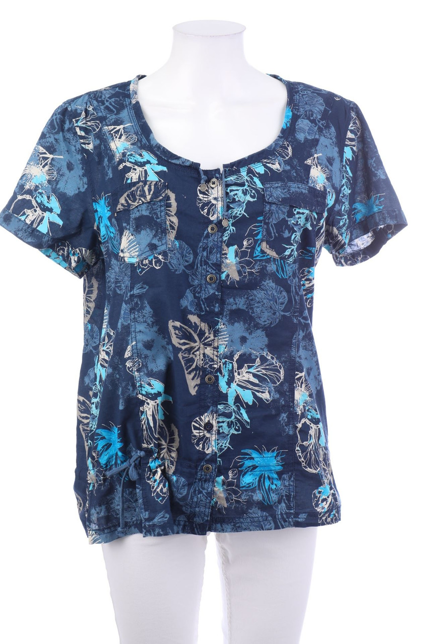 CECIL - Baumwoll-Kurzarm-Shirt - M