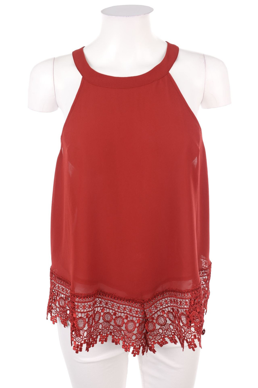 GLAMOROUS - Blusentop mit Spitze - L