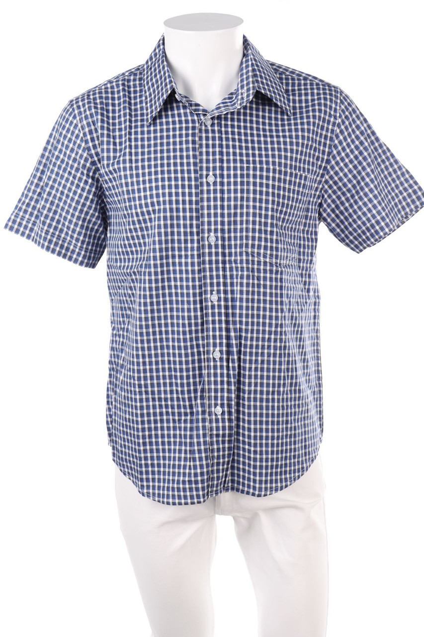 ATRIUM - Kurzarm-Hemd mit Karo-Muster - L