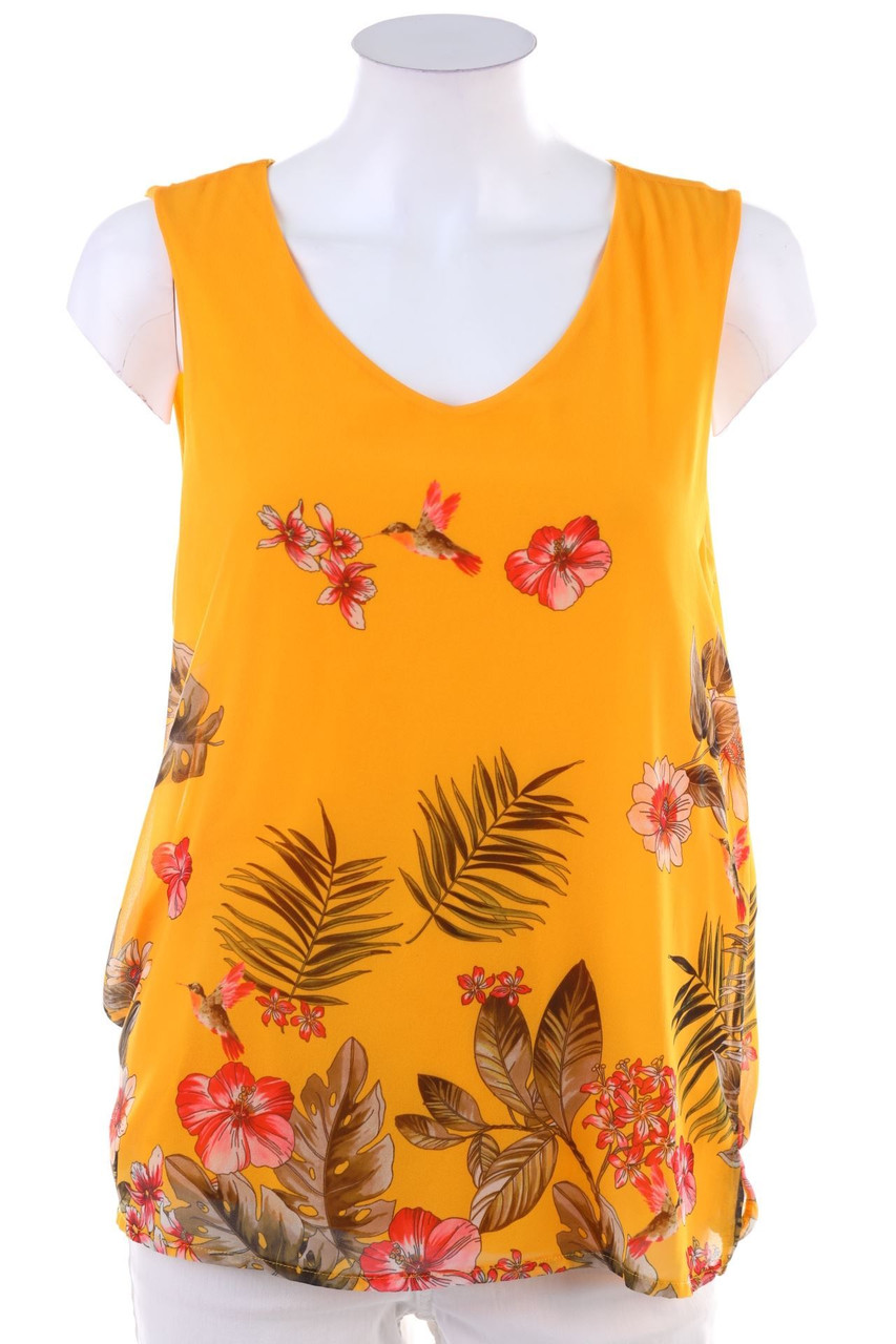 Street One - Blusentop mit Tropical Print - XL