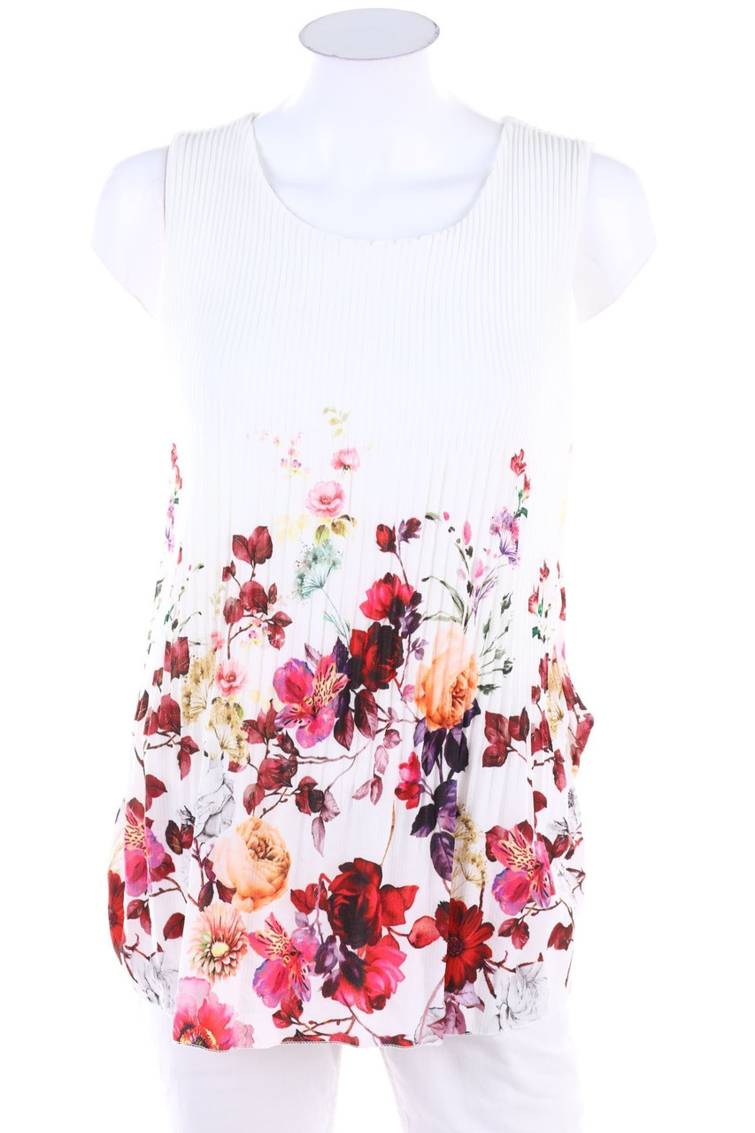 NEW COLLECTION - Blusentop mit Blumen-Print - S