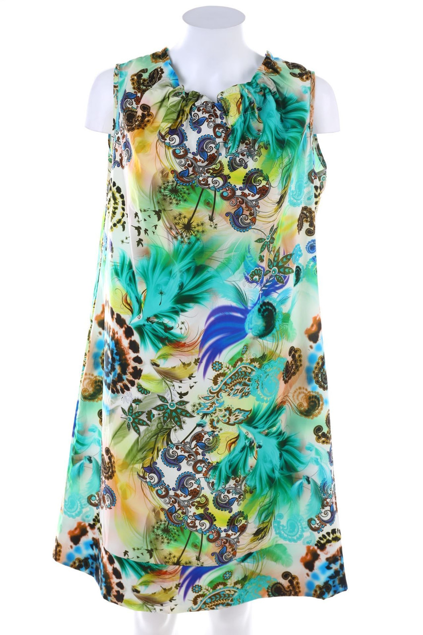 NEW COLLECTION - Shift-Kleid mit Print - XL