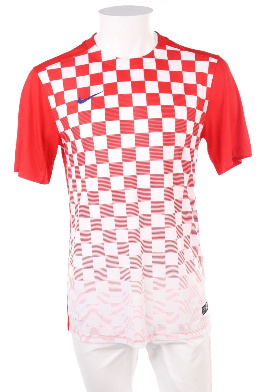 NIKE - Sport-Shirt mit Logo-Stickerei - S