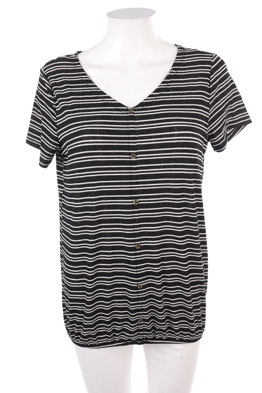 GINA BENOTTI - Streifen-Kurzarm-Shirt - S