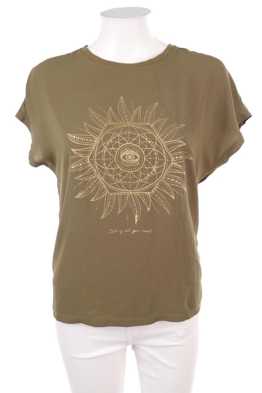 ONLY - Kurzarm-Shirt mit Print - XS