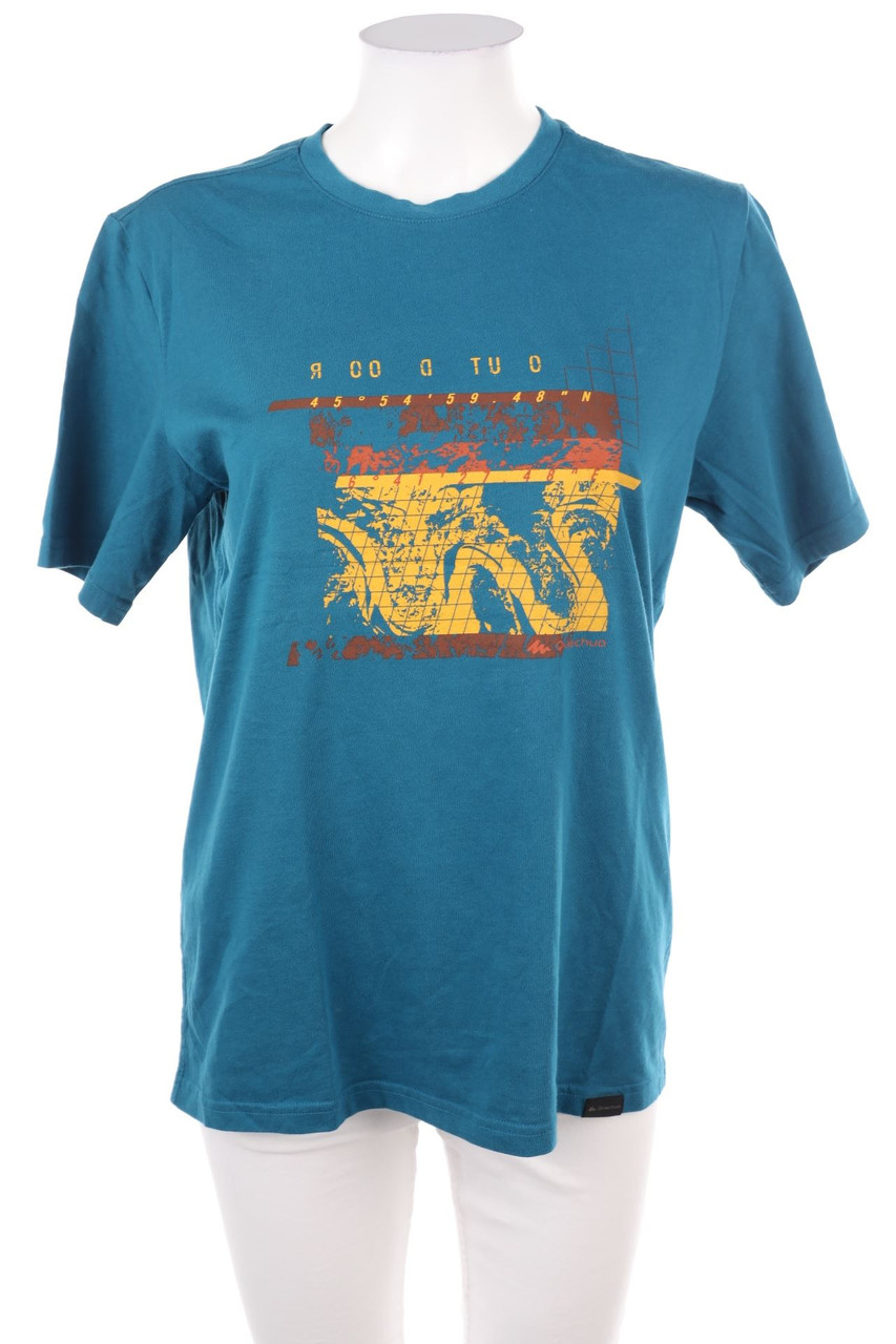 DECATHLON - Kurzarm-Shirt mit Print - M